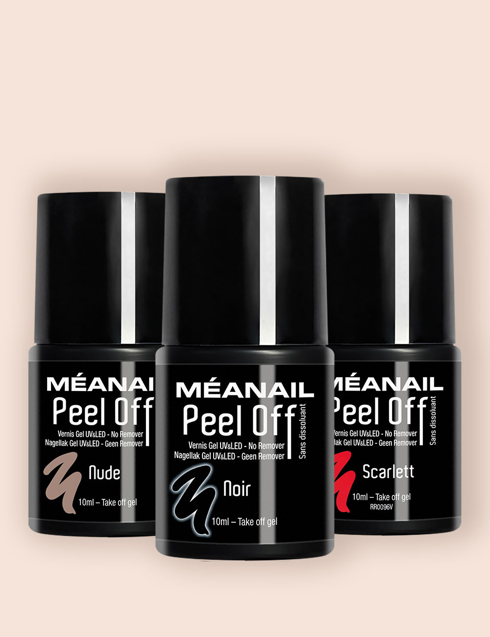 Trio Peel Off Nude Noir Scarlett